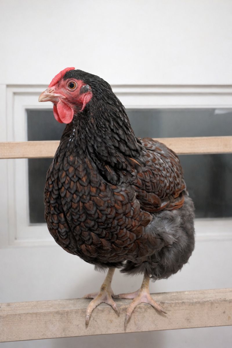 Økologiske høner på gården